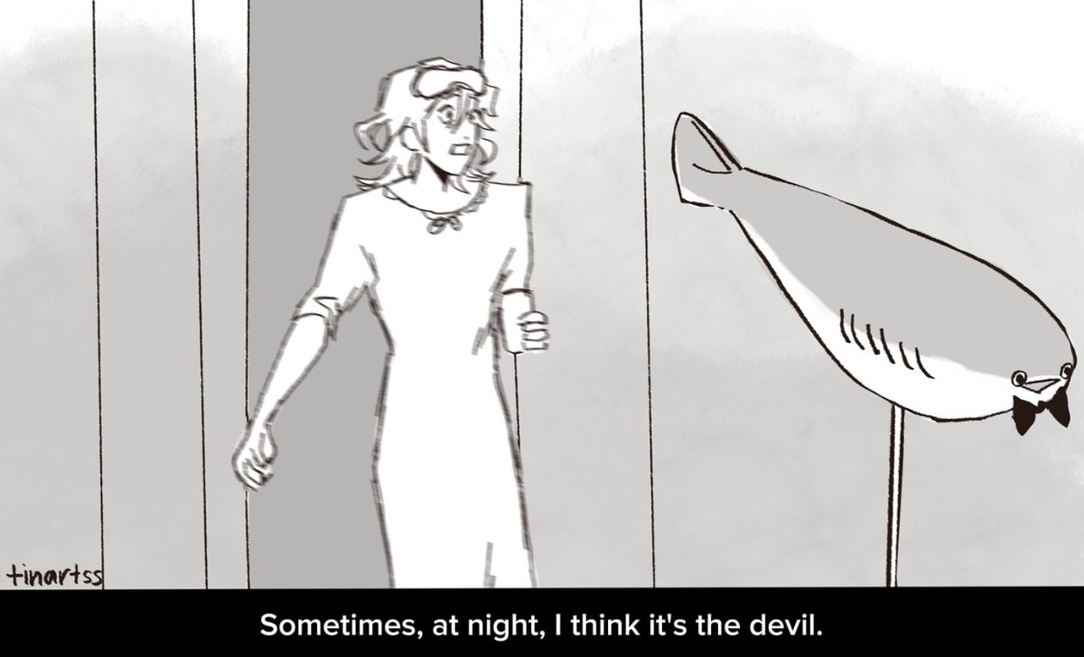 my fav panels to draw from the fish sculpture animatic LOL