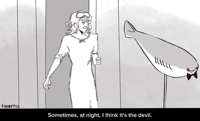my fav panels to draw from the fish sculpture animatic LOL
