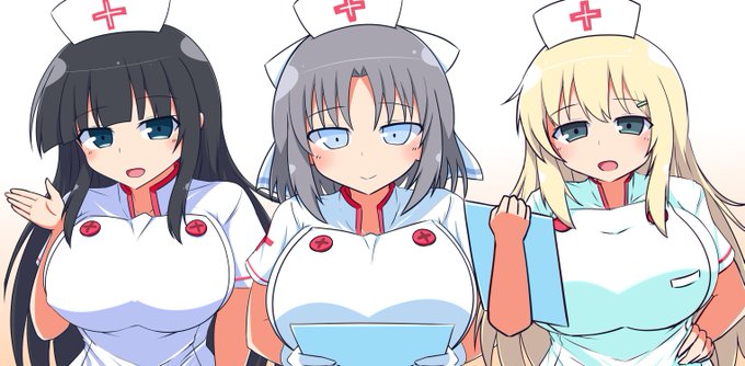 らくがき
描いた閃乱カグラのナース3人をまとめてみた
この3人に看病されたいな 