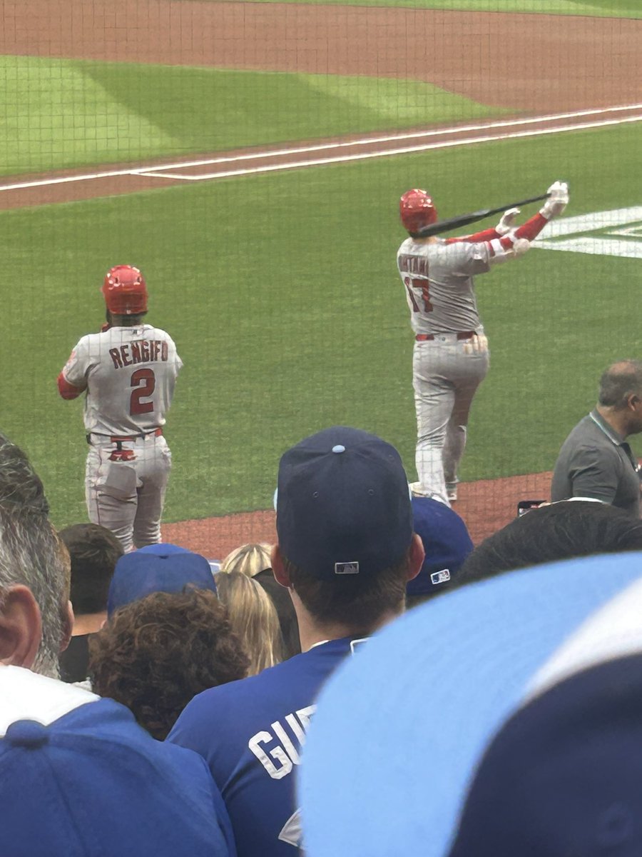 Our first Jays game on Shay’s 14 birthday.  Ohtani takes the first pitch out of the park. Chapman answers! Great game - even better memories. Thanks <a href="/BlueJays/">Toronto Blue Jays</a> it was the best birthday ever. ❤️⚾️