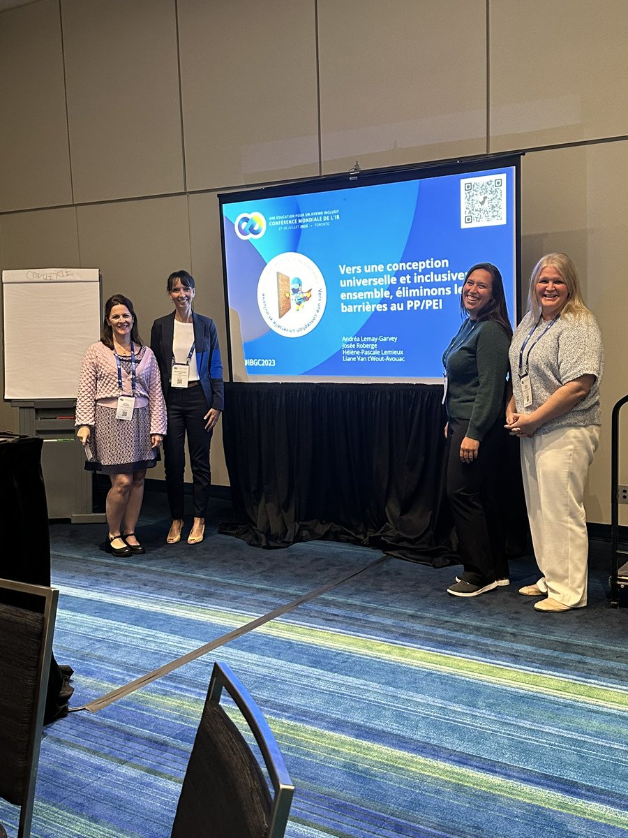 Nous sommes prêtes! #IBGC2023, <a href="/fredebergero/">Bergeron Frédéric</a>, <a href="/NicoleMollot/">Nicole Mollot</a> , <a href="/ginagkozak1/">Gina Kozak</a>, <a href="/V_innovator/">Vicky</a>