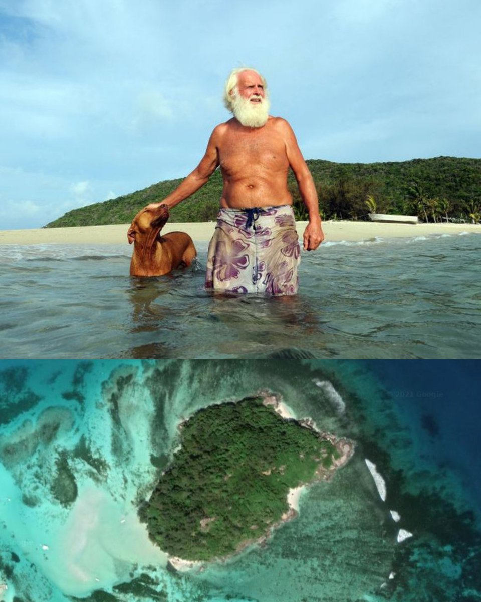 Pour seulement 10.000 dollars, l'Anglais Brendon Grimshaw a acheté une minuscule île inhabitée aux Seychelles appelée "Moyenne" et s'y est installé pour toujours depuis 1962.

À moins de quarante ans, Grimshaw a quitté son emploi de rédacteur en chef d'un journal pour commencer