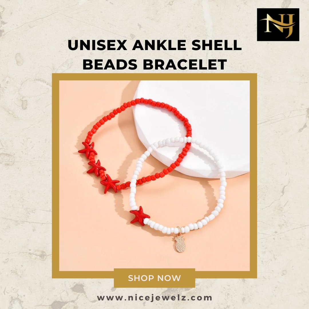 nicejewelz_'s tweet photo. ✨Discover the allure of the beach with our Unisex Ankle Shell Beads Bracelet, only $12.99! Elevate your style with this nature-inspired accessory that's perfect for both men and women.

CLICK https://t.co/Cwy9RNklrN to get your  Bracelet now! 

#UnisexAnkleBracelet #ShellBeads https://t.co/TFlra3O1xJ
