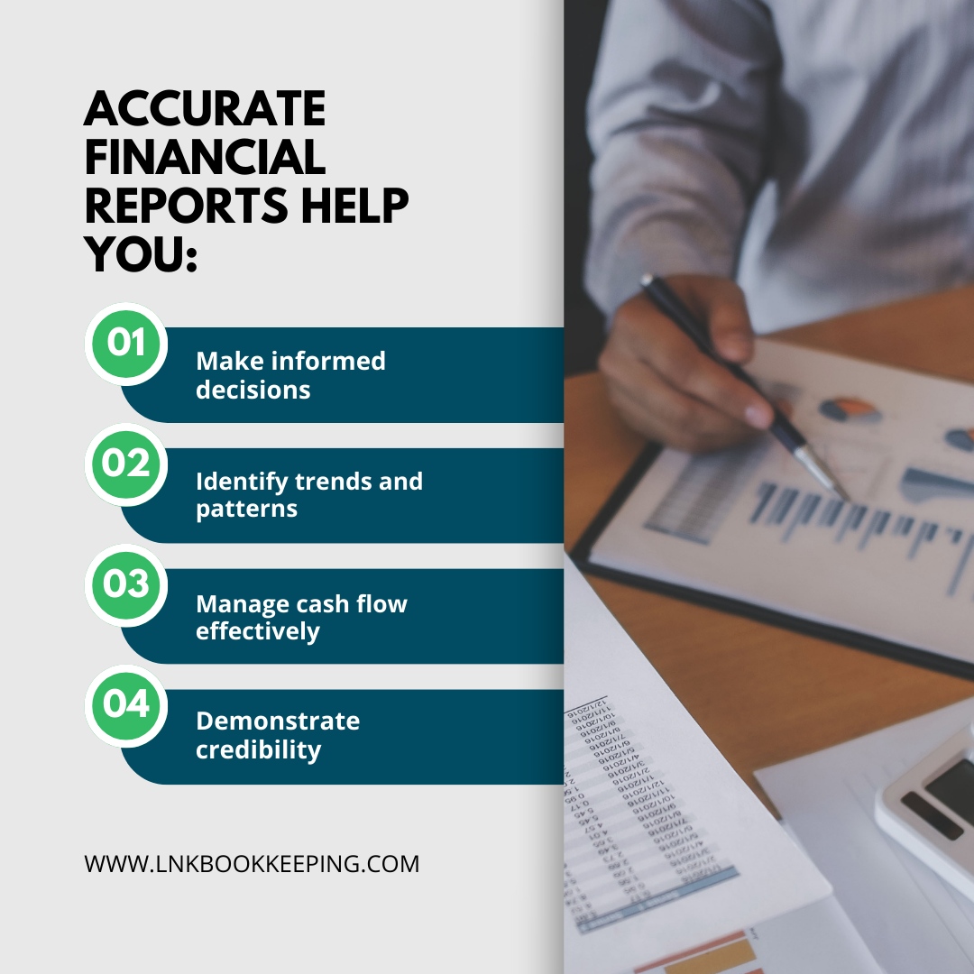 Our team of experts is here to assist you in generating reliable reports, ensuring you have a clear view of your business's financial health.

Book a FREE consultation at the link below to get started!

lnkbookkeeping.com

#smallbusinessbookkeeping #constructionbusiness