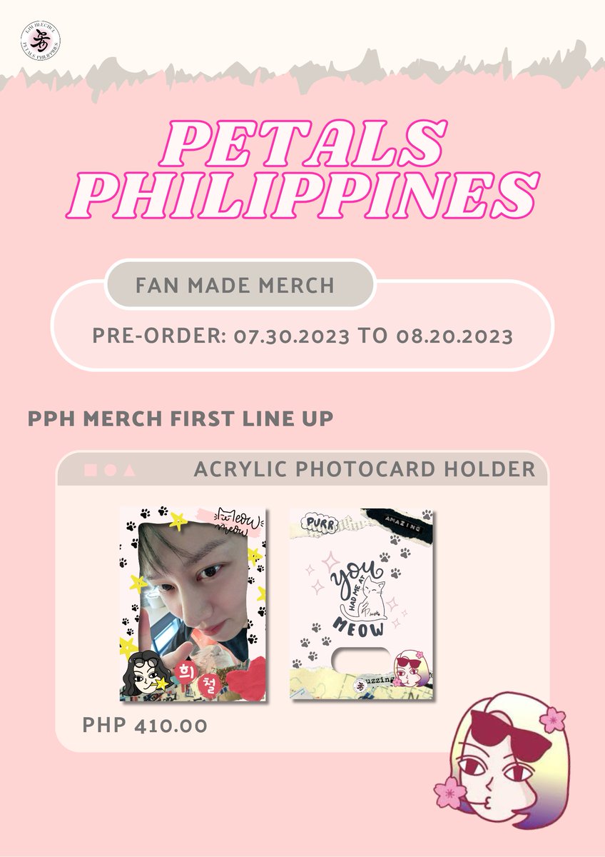 PetalsPH's tweet photo. PETALS PHILIPPINES FAN MADE MERCH 🌸 

And we're back for your budols! We're excited to launch our new merch that could give home to your heechul pocas! 

Full details on the poster below 
🛒 Order Form: https://t.co/sUXRJPMN6S

#Heechul #희철 #希澈  #우주대스타  #슈퍼주니어 https://t.co/IFHBADFBIl