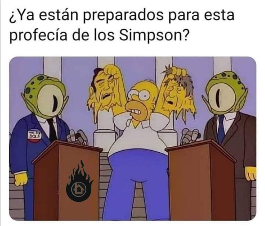 💥😯 ¿Listos para ver esta profecía de #LosSimpsons hecha realidad? #Aliens #UFOs #OVNIS #NASA #extraterrestres #เพ้อเจ้อ #TwitterBird