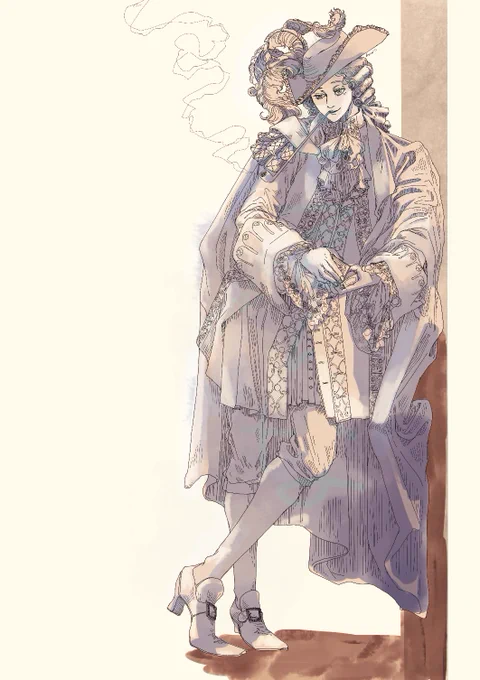 マジで絵が描けないから過去の絵をおいて絵がかけてる気になりたい(オリジナル) 