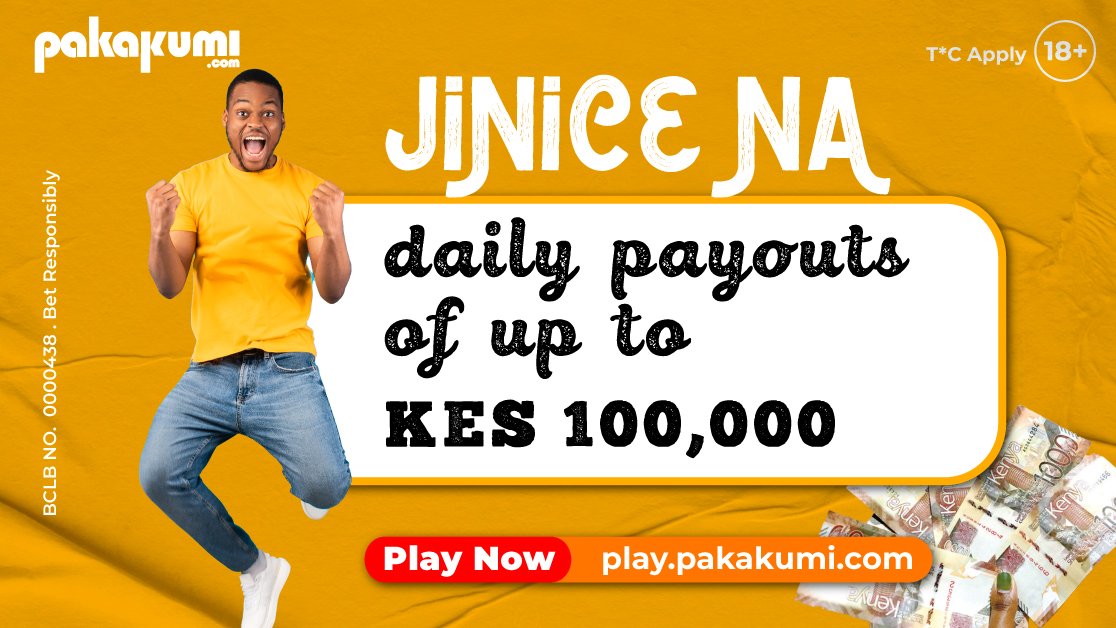 PeterKariukiKE's tweet photo. Imagine making 100K all the way from 10 bob... Usikose sherehe hii sato ukiwa na @pakakumi . Just click the link below and enjoy your weekend. Withdrawal ni instant.๐๐๐๐
https://t.co/Vl4XPFm9Z3
#SHOFCOinKisumu #MasculinitySaturday Obina Willis Raburu Niger #BucketAndBinge https://t.co/69psFMRVCE