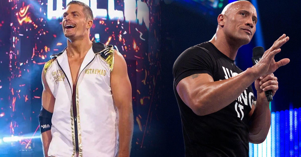 EliteClubSOB's tweet photo. BREAKING: There's a high percentage of chance that The Rock will show up at SummerSlam to face Grayson Waller.

Some inside sources indicate that it will be a segment turned into a fight, most likely lasting under 5 minutes.

- ER NEWS https://t.co/mrh97CAeqy
