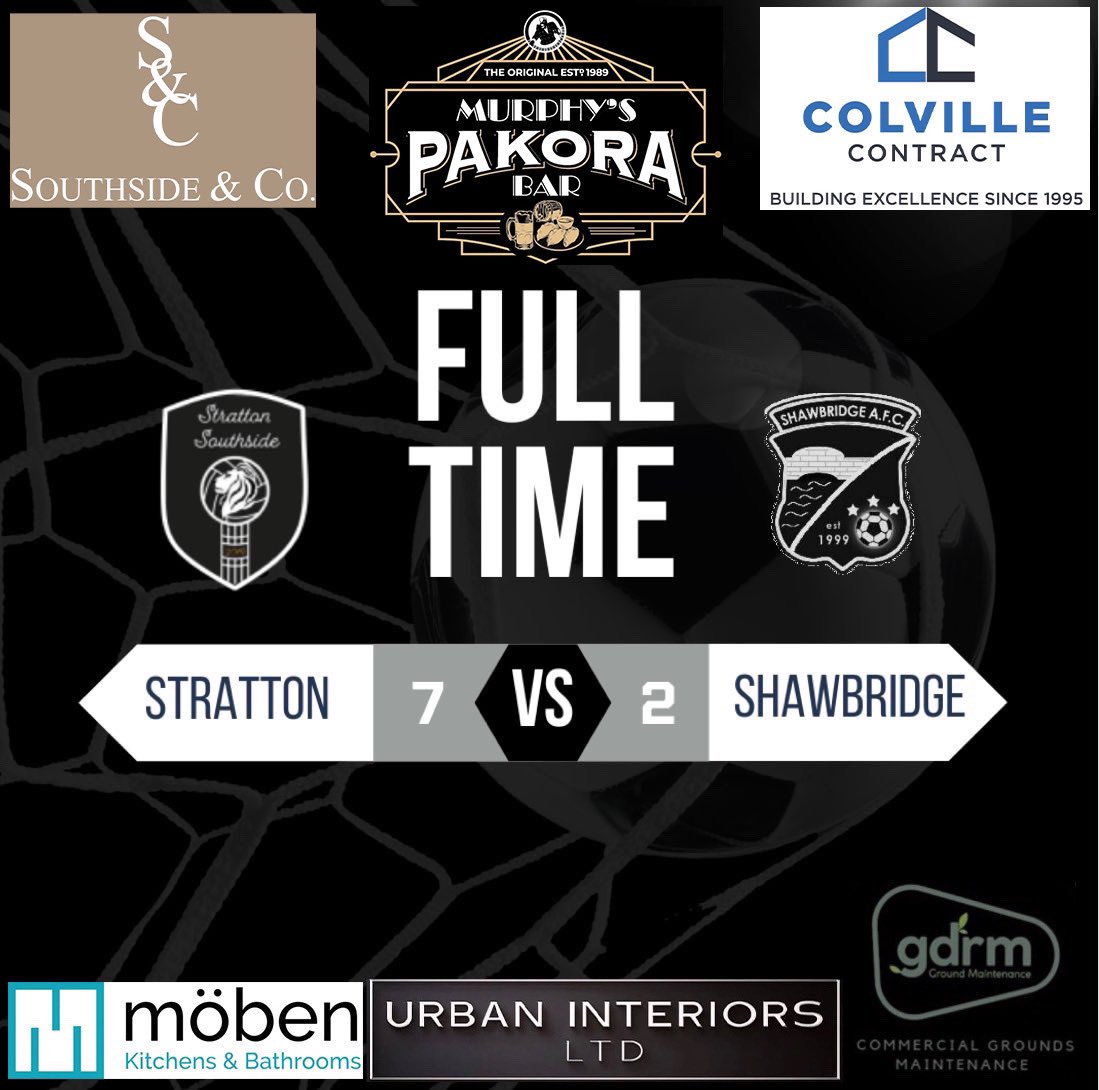 Stratton Southside AFC (@afcstratton) on Twitter photo Stratton 7 - 2 <a href="/Shawbridge_AFC/">Shawbridge AFC</a>
⚽️⚽️⚽️Richard Reston
⚽️⚽️Conner Macbeth
⚽️Sam Colville
⚽️Jack McGhie
Pre-season completed with 5 wins and a draw. Need to take this into the league next Saturday 🤝🏼 Stratton 7 - 2 <a href="/Shawbridge_AFC/">Shawbridge AFC</a>
⚽️⚽️⚽️Richard Reston
⚽️⚽️Conner Macbeth
⚽️Sam Colville
⚽️Jack McGhie
Pre-season completed with 5 wins and a draw. Need to take this into the league next Saturday 🤝🏼