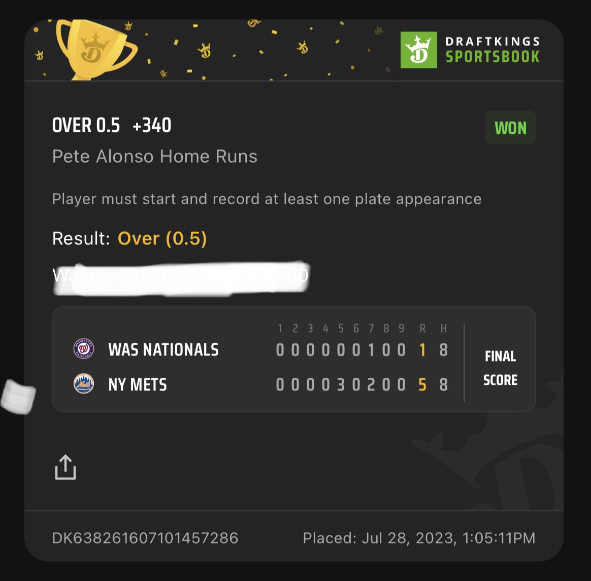 Nrobbins99's tweet photo. Had a couple winners so I bought a Subway Series bag https://t.co/msr6XsdB5S