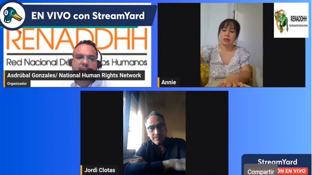 youtube.com/watch?v=D_hjmK… . Me complace compartir con tod@s vosotr@s el enlace a Youtube con mi participación en este foro virtual de RENADDHH (Red Nacional de Derechos Humanos) con mi colega y compañera, la sexóloga Annie L De la Cruz, moderado por Asdrúbal González.