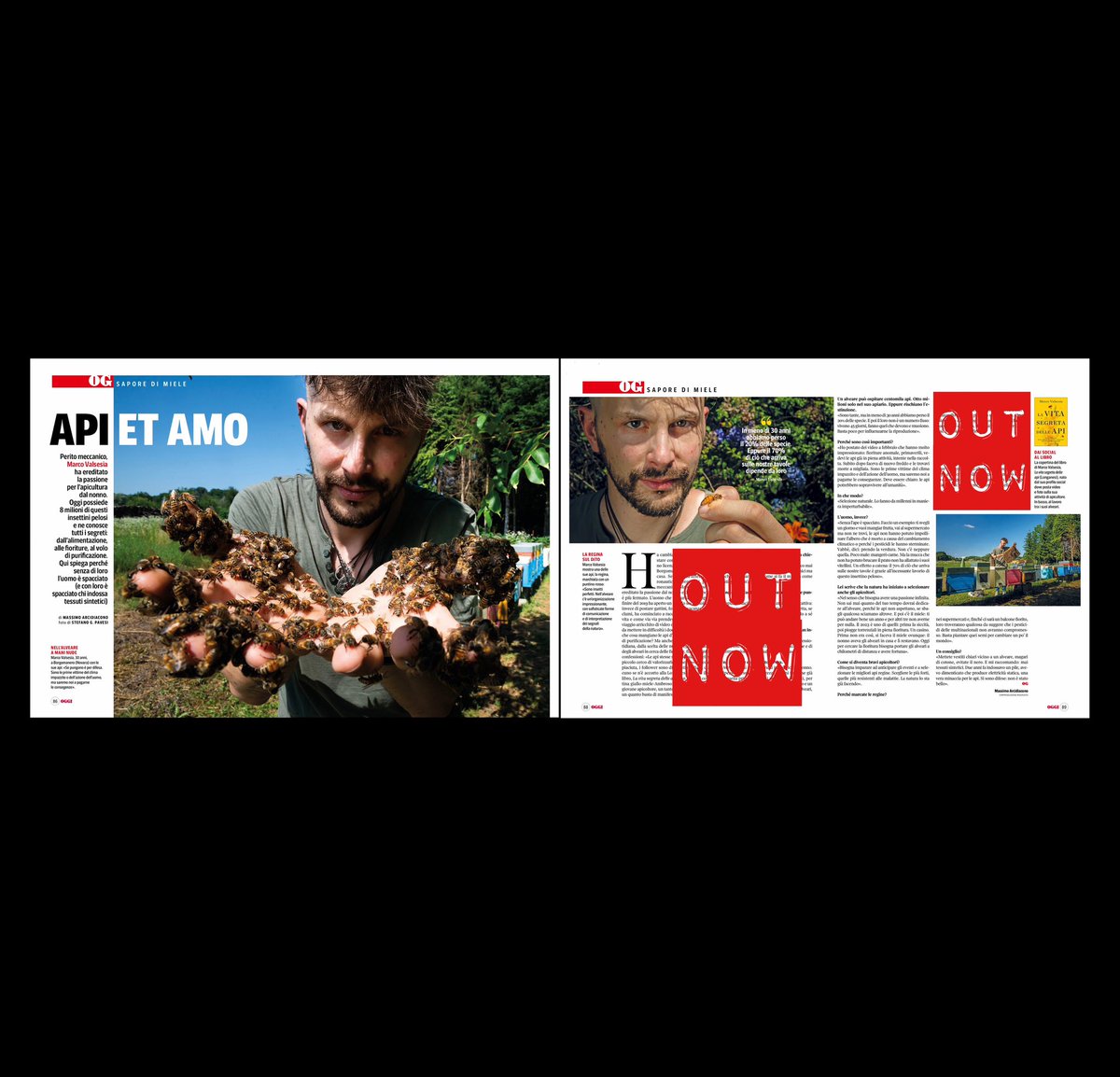 L’appassionato apicoltore Marco Valsesia fotografato con le sue api per il settimanale Oggi.
The passionate beekeeper Marco Valsesia photographed with his bees for the weekly magazine Oggi.

#apicolturavalsesia #marcovalsesia #tauvisual #fiaf  #Oggisettimanale   <a href="/oggisettimanale/">OggiSettimanale</a>