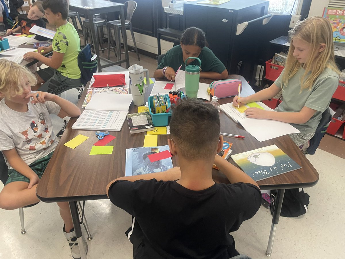 JennaFleming81's tweet photo. We had a great first week back to school! Our focus for this week was “central idea,” and we closely read a text on Lewis + Clark then we created varied-level questions. We made it a game by playing red light green light afterwards. They did well! #FlemingForce @WeAreUnionSTEAM https://t.co/hwIg1LJCGK