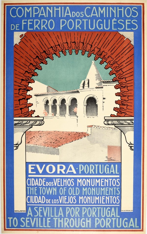 Caminhos de Ferro Portugueses - Evora 1953
