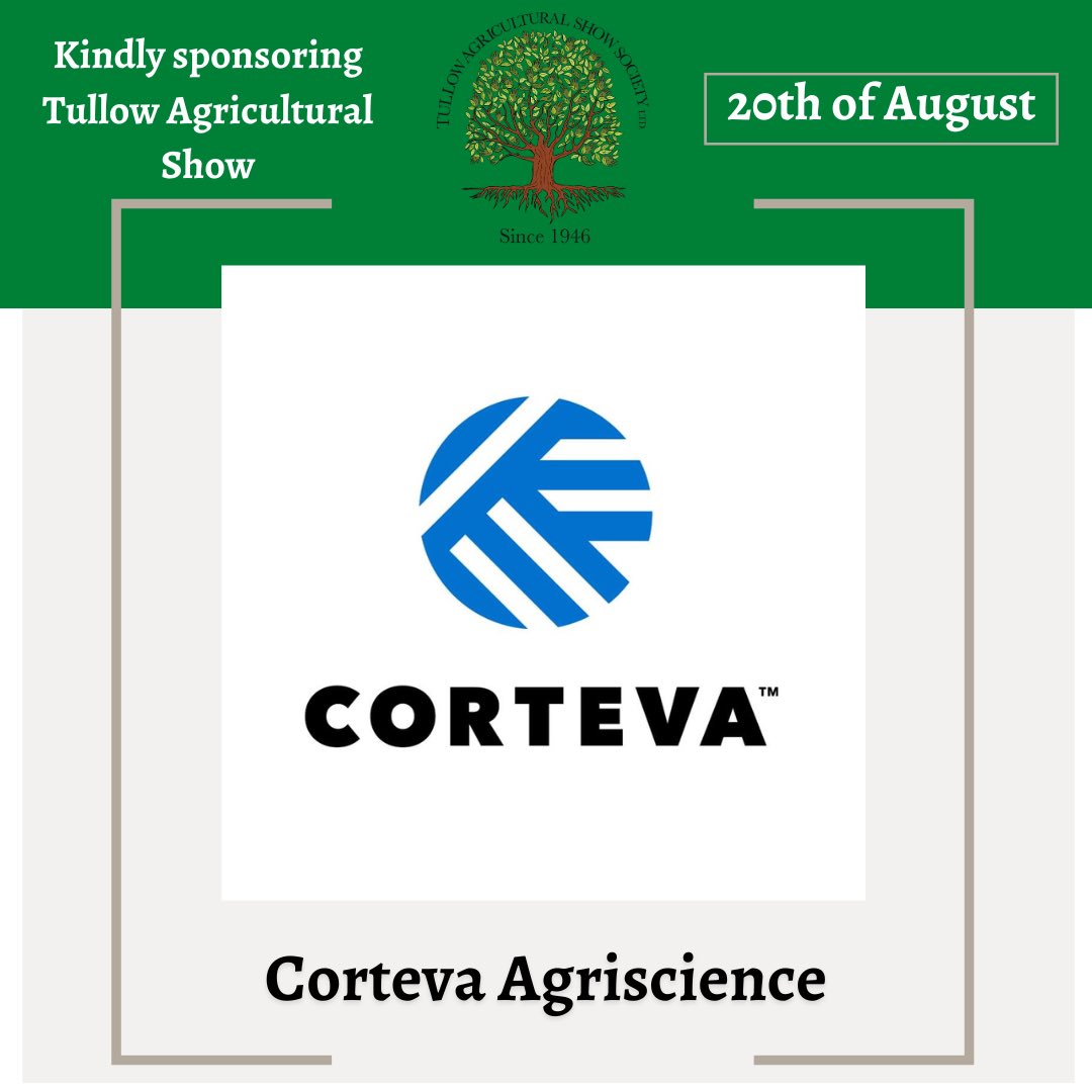 Tullowagrishow's tweet photo. Some more additions to our Sponsor Saturday 🤩🥳

We thank them for their generosity and continued support of Tullow Agricultural Show ⭐️ https://t.co/w2uNEYdrSU