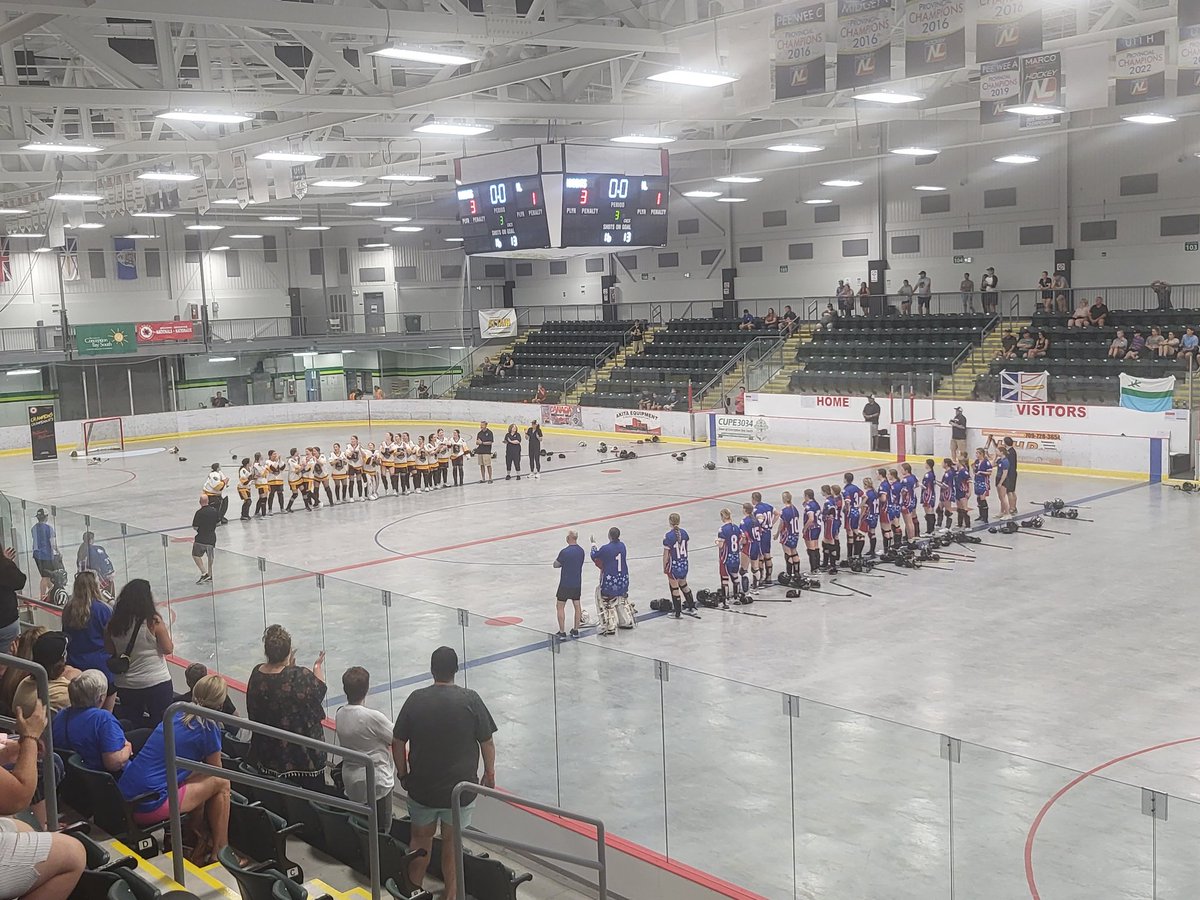 Game over. We fall a little short in our quest for the Cup, but certainly not from lack of effort, heart or hustle. Congratulations to Withrow on their @2023Jrnationals U16 National Junior title! Well done to both teams.