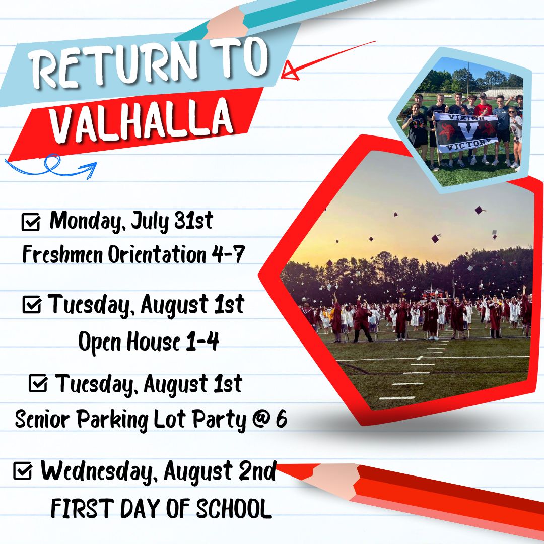WilkesNGHS's tweet photo. Its GO TIME! Ready for our 23-24 Return to Valhalla. Don't miss out on our back to school events! https://t.co/WuNczYiyIN