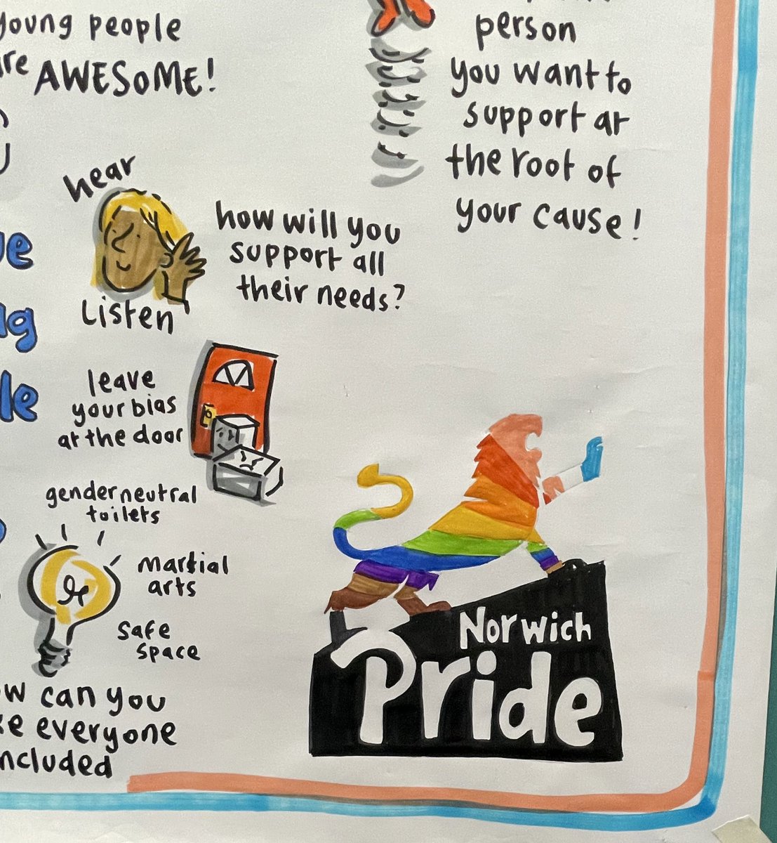 Some of my favourite takeaways from this morning at @NorwichPride