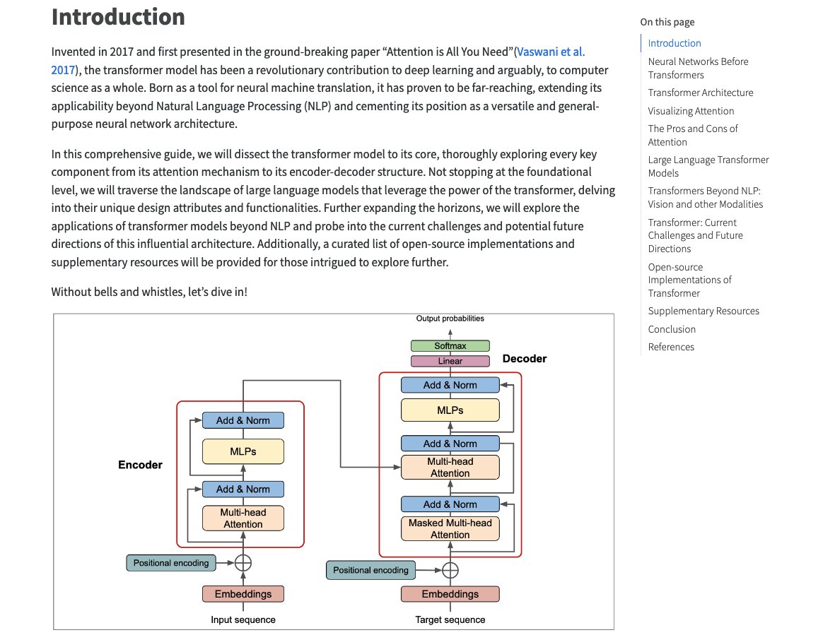Jeande_d's tweet image. A NEW ARTICLE 🔥🔥
The first article of Deep Learning Revision Research Blog(introduced recently) is out: "The Transformer Blueprint: A Holistic Guide to the Transformer Neural Network Architecture".
In the article, we discuss the core mechanics of transformer neural…
