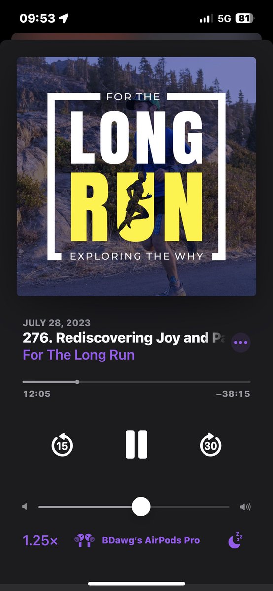 I forgot to add I ran with the XC kids most also ran 10 I had coach and one of the boys run 13, listened to some good podcasts to help me stay slower.  @Training4Ultra  @DavidTheriot  two of my favorite people to listen to as I run.