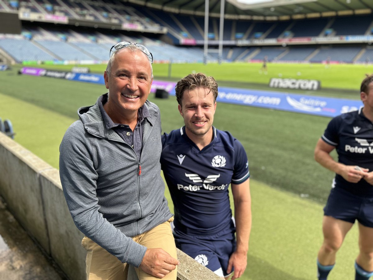 Great to see OV Kyle Rowe and Mr McLay together yesterday 🏴󠁧󠁢󠁳󠁣󠁴󠁿
Good luck Scotland  #AsOne
🙌🏉