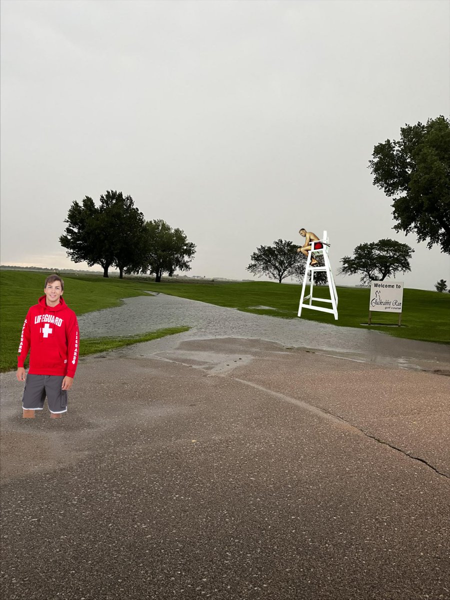 Meet our new Lifeguards, Jack and Mack!!

Just kidding- Jackrabbit Run will be closed all day due to rain. Get ready for Mayor's Cup Day 2 tomorrow!
#Jackrabbitrun  #LUGolf