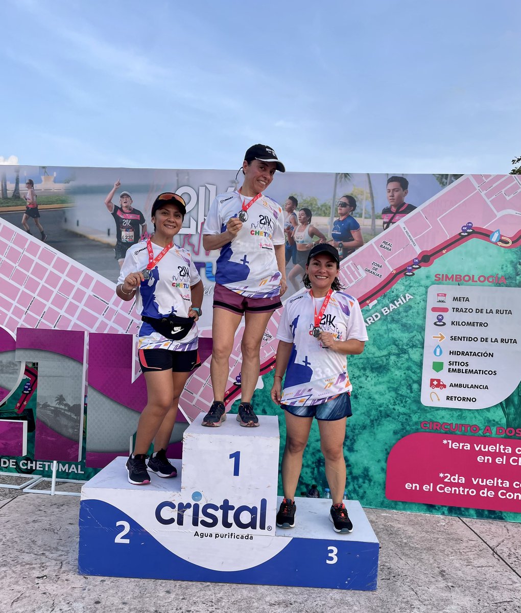 deborahAngulo's tweet image. Un año más todo un éxito el 21K en #Chetumal la capital del Deporte @visitchetumal  #Mexico #CaribeMexicano #GrandCostaMaya #DeAquisoy #carrera