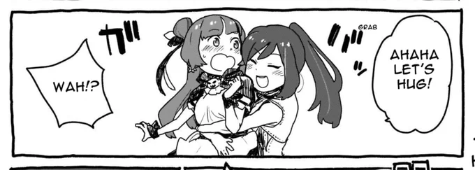 In the manga she technically still likes to hagu~ 