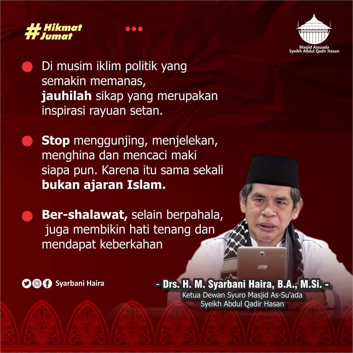 Syarbani Haira (@syarbani_haira) on Twitter photo 