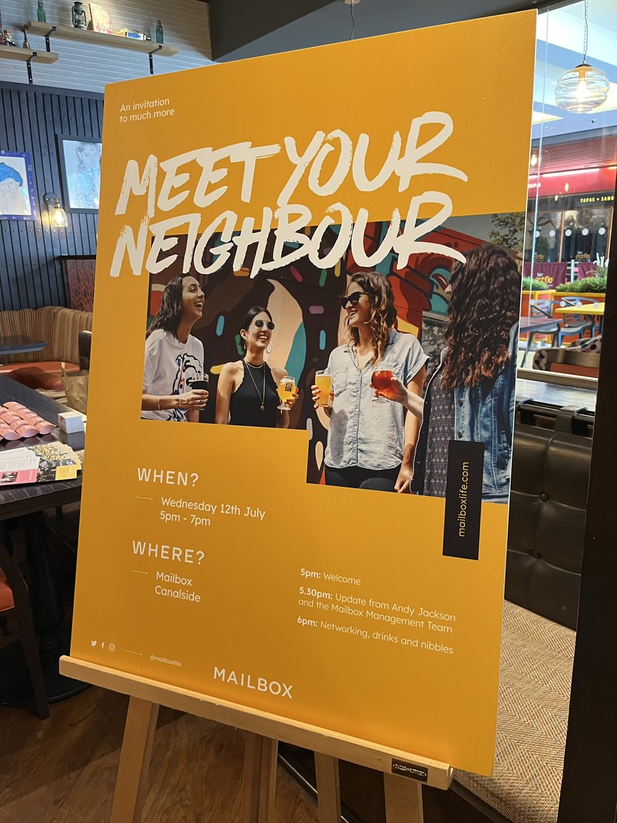 Mailbox Birmingham (@mailboxlife) on Twitter photo Mailbox 🤝 Community
July’s Meet Your Neighbour event was a great one! Held inside <a href="/Indico_street/">Indico Street Kitchen</a>, it was great to see our <a href="/Mailboxlife/">Mailbox Birmingham</a> occupiers getting together and networking.
#Community #MailboxLife #OccupierEngagement #OfficeCommunity Mailbox 🤝 Community
July’s Meet Your Neighbour event was a great one! Held inside <a href="/Indico_street/">Indico Street Kitchen</a>, it was great to see our <a href="/Mailboxlife/">Mailbox Birmingham</a> occupiers getting together and networking.
#Community #MailboxLife #OccupierEngagement #OfficeCommunity