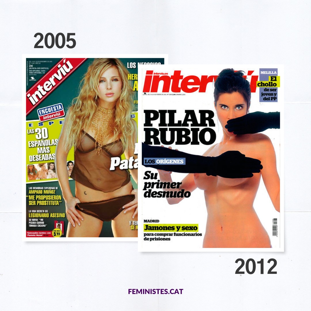 ‼️Novedad‼️
La pornificación de la sociedad. Desde la revista Interviú hasta Instagram
Con una presencia constante en nuestras vidas, estas imágenes envían continuamente un mensaje a las niñas y chicas: que deben aspirar a convertirse en objetos de deseo sexual de los hombres 🧵