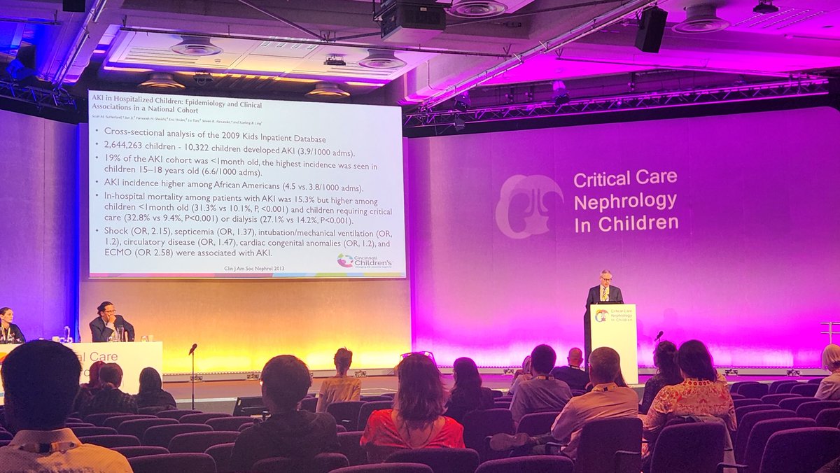 'What is the cost of acute kidney injury?', you may ask.  David Cooper of Cincy Children's Hospital showed us the 💰! #CCNCLondon2023 #KidneyDisease #aki #showmethemoney
