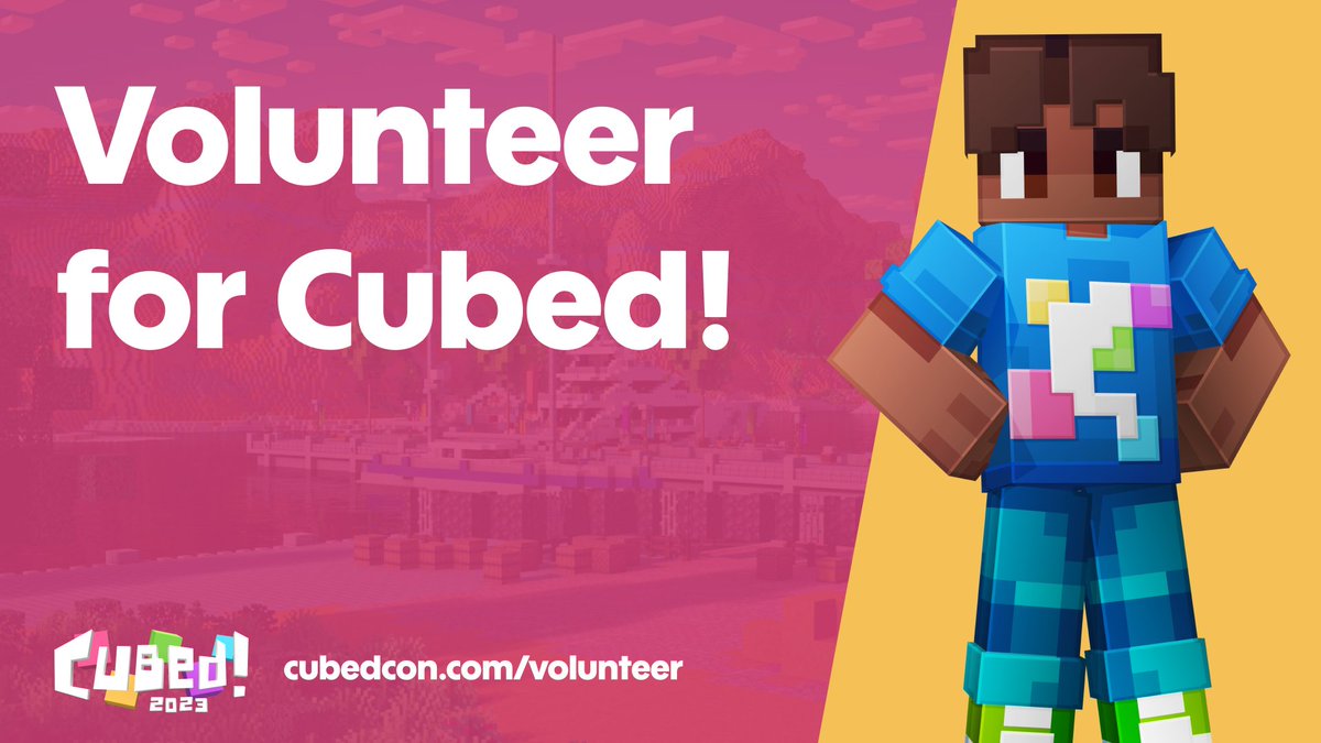 📢 Want to volunteer at #Cubed2023?

📰 This year's event is shaping up to be the biggest, most ambitious Cubed! ever - so we're looking for more volunteers to join the Cubed! team.

📝 Apply to volunteer now - link in replies! 👇