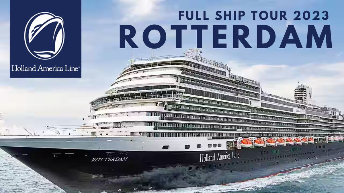 I’ll be completely honest: 
Holland America Line really surprised me. 

youtu.be/Vlr45mpELt8

#shiptour #hollandamerica #rotterdam #HAL