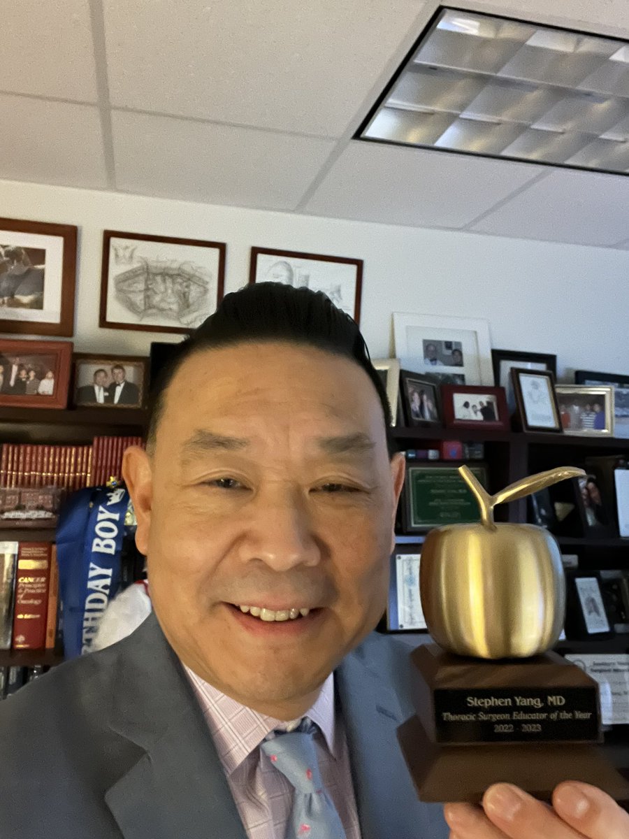 Stephen (@steveyangmd) on Twitter photo Going from “Intern of the Year” to Apple Award in 1 year…making progress! So humbled and honored by both and extremely very proud of my <a href="/HopkinsCTSurg/">Johns Hopkins Cardiothoracic Surgery</a> fellows. I remain so blessed to be surrounded by talented and caring friends and colleagues. Going from “Intern of the Year” to Apple Award in 1 year…making progress! So humbled and honored by both and extremely very proud of my <a href="/HopkinsCTSurg/">Johns Hopkins Cardiothoracic Surgery</a> fellows. I remain so blessed to be surrounded by talented and caring friends and colleagues.