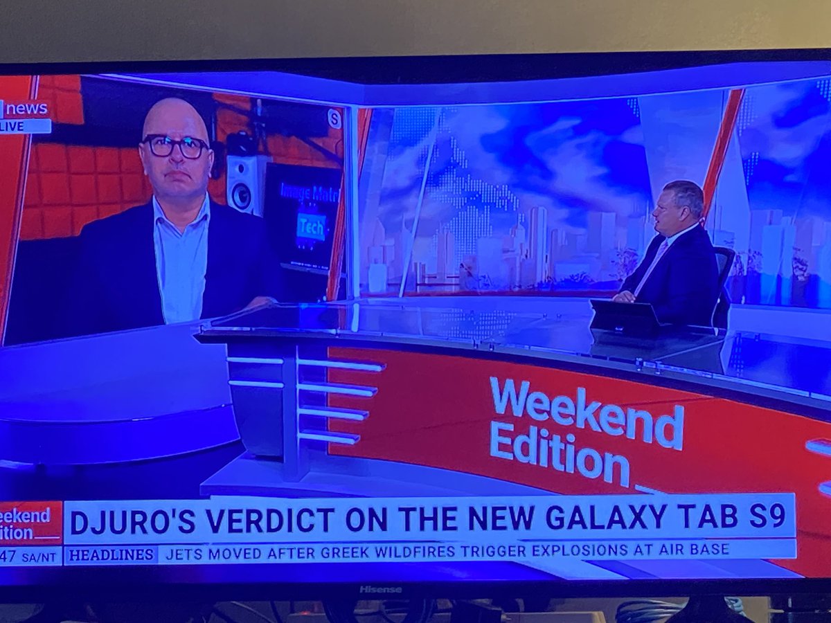 Great segment again maybe the #sonyearbuds worth it for noise cancelling reasons during the many meetings I have @DjuroSen @ImageMatrixTech on @SkyNewsAust with @TimgGilbert