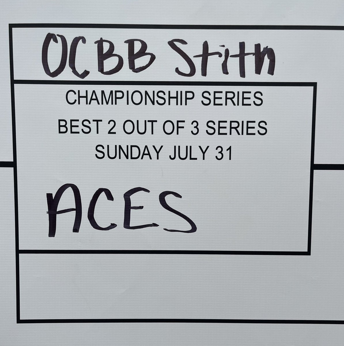 18u Tier 1: The Series is Set