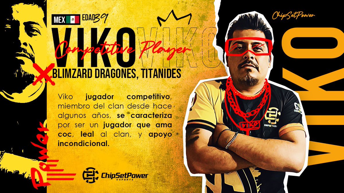 CHIPSETPOWER2's tweet photo. Viko es la sexta pieza para el team CSP esports, Bienvenido @ArizpeLpezVict1 #ClashOfClans #eSports #ChipsetPower https://t.co/qWb491Zm0n