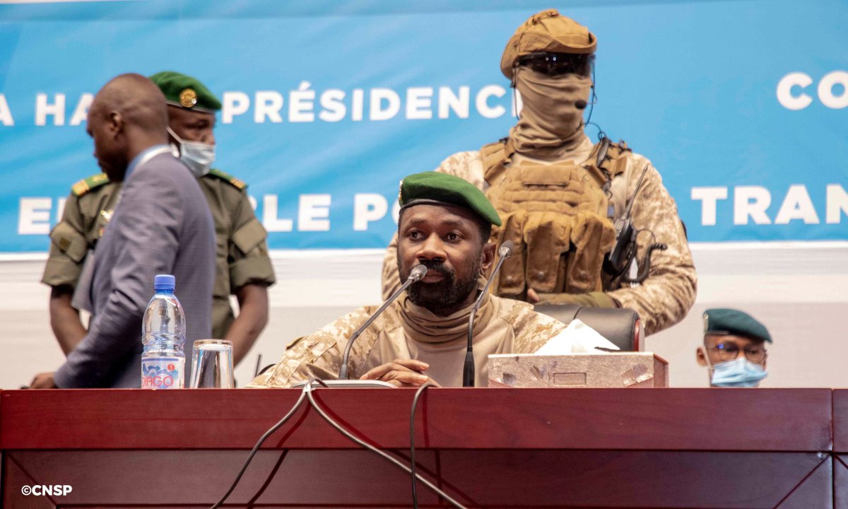 Global_Folder's tweet image. This is Colonel Assimi Goita, current military leader of Mali. Upon assuming office in two years, he has expelled French army, he has broken colonial ties with France, he has banned French as official language.