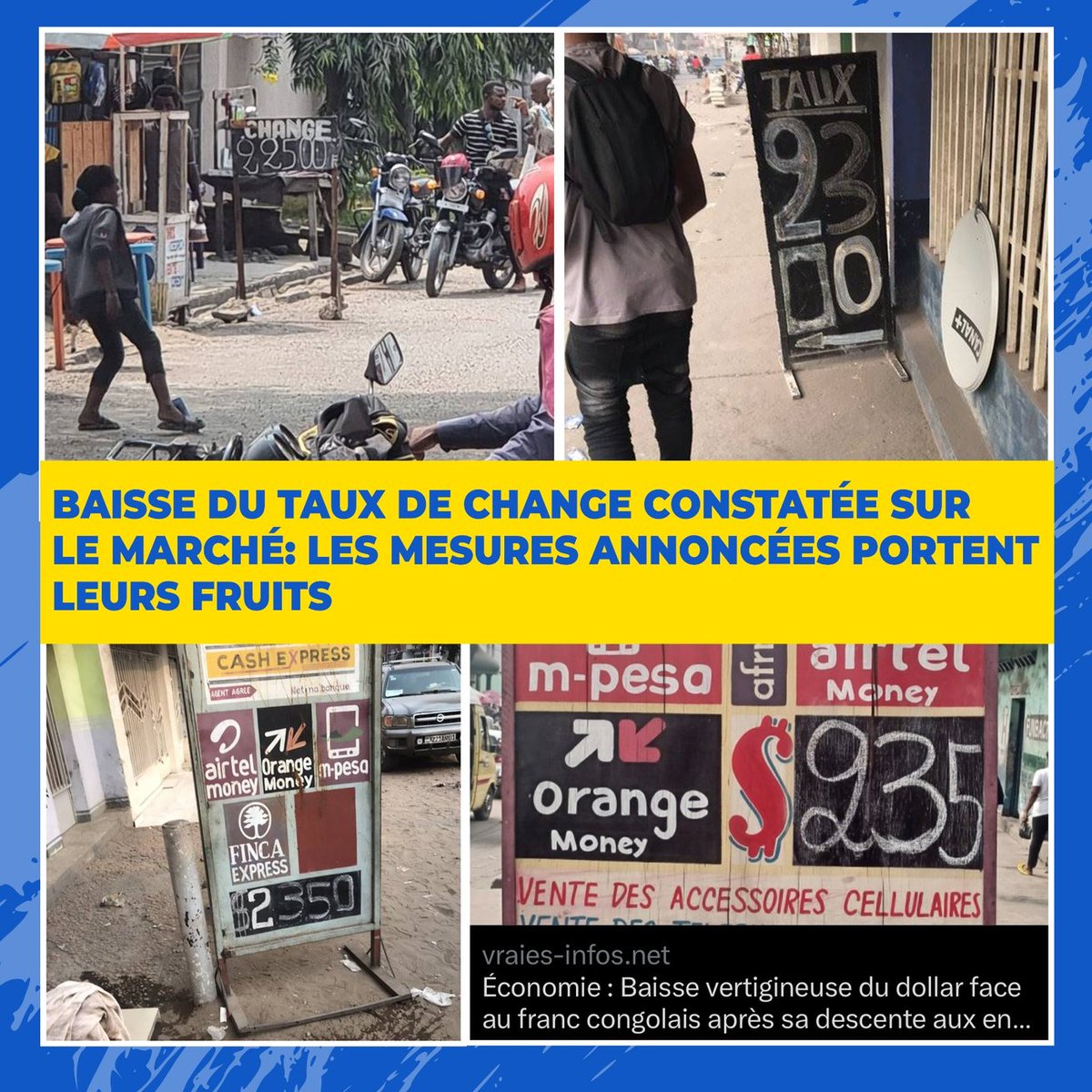 #RDC_TauxDeChange: Silence radios du côté de l'#OppositionCongolaise quand les mesures annoncées par le #gouv. ont commencé à porter leurs #fruits. 
Coe vs avez dénoncez la #hausse, appréciez également la #baisse du Taux. 
Ça s'appelle de l'#élégance en communication.
#fatshi13