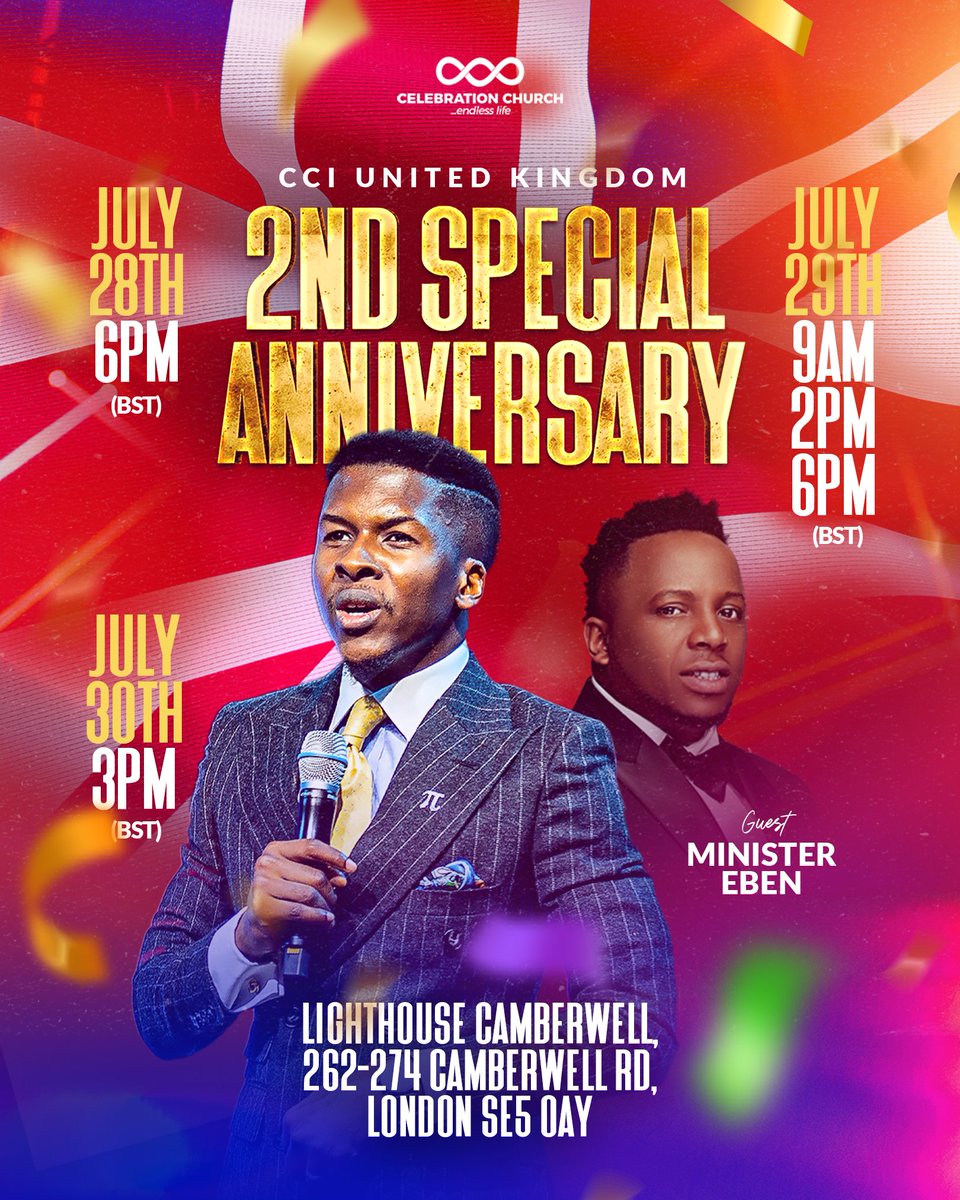 pst_iren's tweet photo. What a time we've been having at Deeper UK!

The Grand finale, which doubles as the 2nd anniversary service will be holding 3pm tomorrow.

Joining us will be the amazing @eben_rocks  to lead us in a time of rapturous worship and praises to God.

I have a word for you from the Lord and there will be impartation of graces. Come ready to receive! 

See you tomorrow!