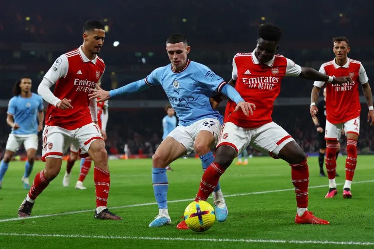 Arsenalnewschan's tweet photo. 🗣️Paul Merson on next season's Premier League: "#Arsenal could give City a run for their money, but City’s bench is very strong and Declan Rice will need to get used to the way Arsenal play.

"They move the ball around a lot faster than he’s used to at West Ham and England. Arsenal could get close, but I don’t see Liverpool mounting a challenge at the moment."