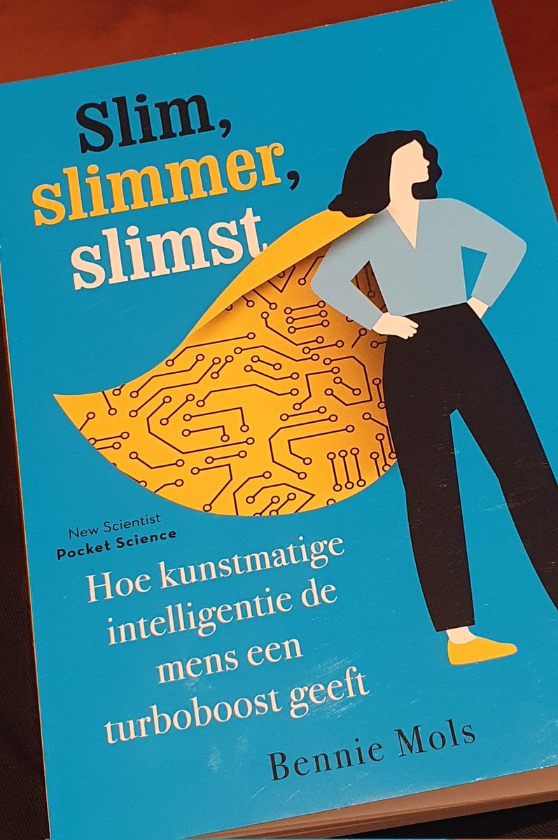 govertschilling's tweet photo. nog hartelijk dank 👍🏼@BennieMols voor je leuke boek (uit de #pocketscience-serie van @NewScientistNL), maar welke (kunstmatige?) intelligentie heeft dit👇🏽 geschreven?!? https://t.co/TCamgNd35J