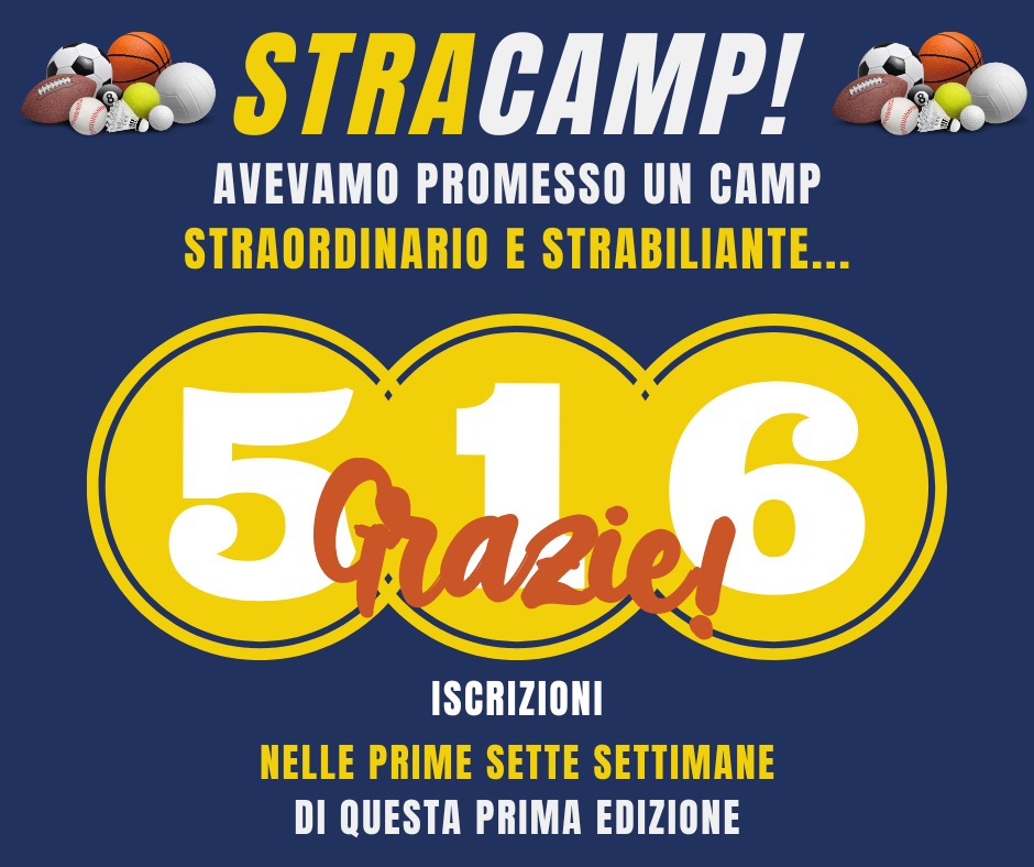 Se hai una asd, una scuola calcio, un centro sportivo, e vuoi creare un Camp Estivo 2024 "Bambini Felici, Famiglie Felici, Finanze Felici..." con il mio Metodo testato, contattami e iniziamo a lavorarci. Da oggi. 
#consulenza #sviluppo #sport #famiglia #business #calcio #bambini