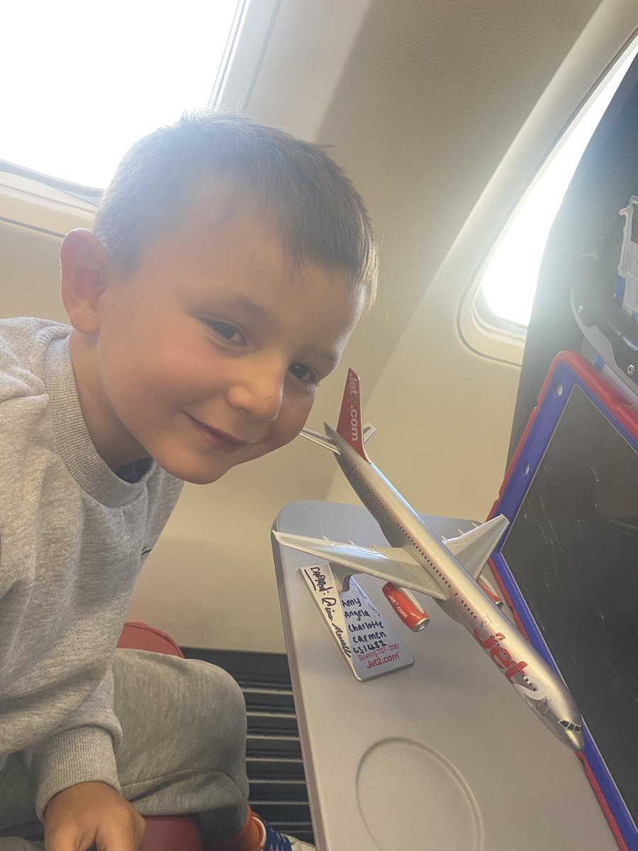 Chloe Haggerty (@chloehaggerty13) on Twitter photo THANK YOU to <a href="/jet2tweets/">Jet2tweets</a> staff today! The captain & crew signed my sons Jet2 model ✌️👌securing his future in aviation ✈️ THANK YOU to <a href="/jet2tweets/">Jet2tweets</a> staff today! The captain & crew signed my sons Jet2 model ✌️👌securing his future in aviation ✈️