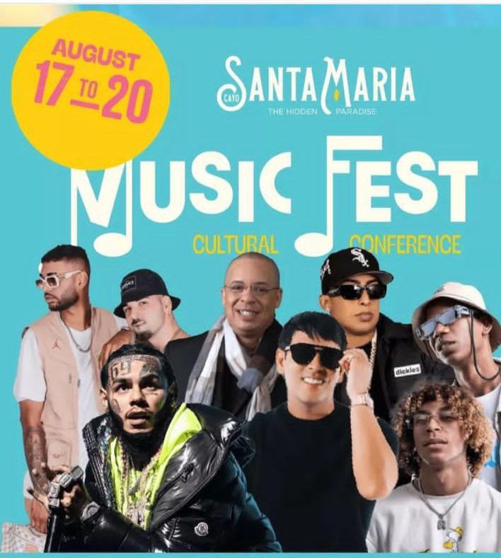 Del 17 al 20 de agosto se estará celebrando el #CayoSantaMaríaMusicFest  en #Cuba, con artistas nacionales e internacionales, muchos de ellos por 1ra vez en la Isla.

Desde #DinamiCuba le agradecemos a los artistas que han confirmado su participación y les damos la bienvenida.