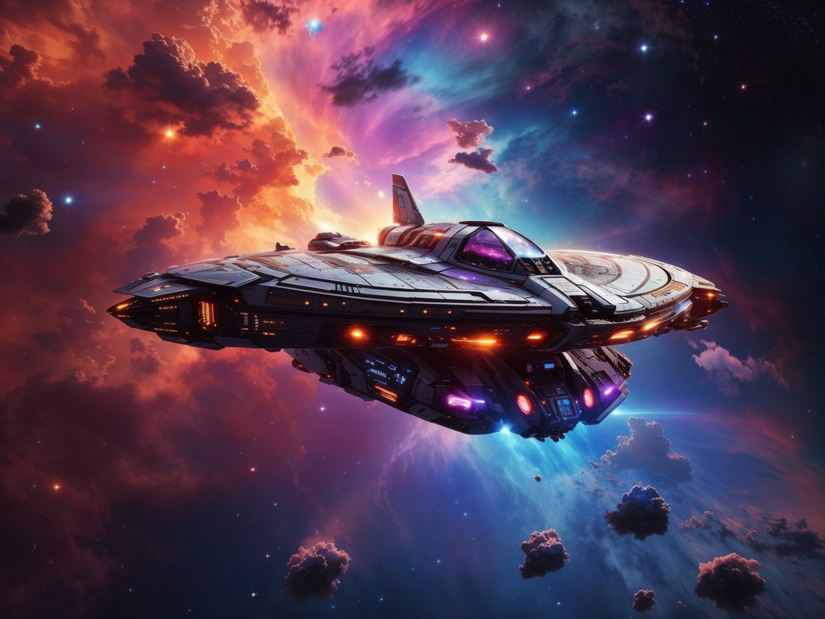 SetupBuddy's tweet photo. Warping through Time and Space 🌠🚀 

AI's masterpiece brings the cosmos to life, inviting you to dance among the stars!✨ 
#AIart #GalacticJourney #digitalmarketingagency #AI #AIArtwork https://t.co/nRjD62vSBI