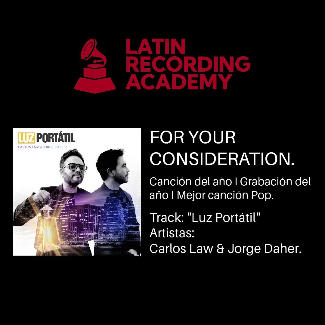 masterFrenc's tweet photo. Muy orgulloso de haber producido esta gran canción por estos súper talentosos - felicidades @CARLOSLAWMUSIC @DAHERMUSIC https://t.co/JKyLkDV8kS