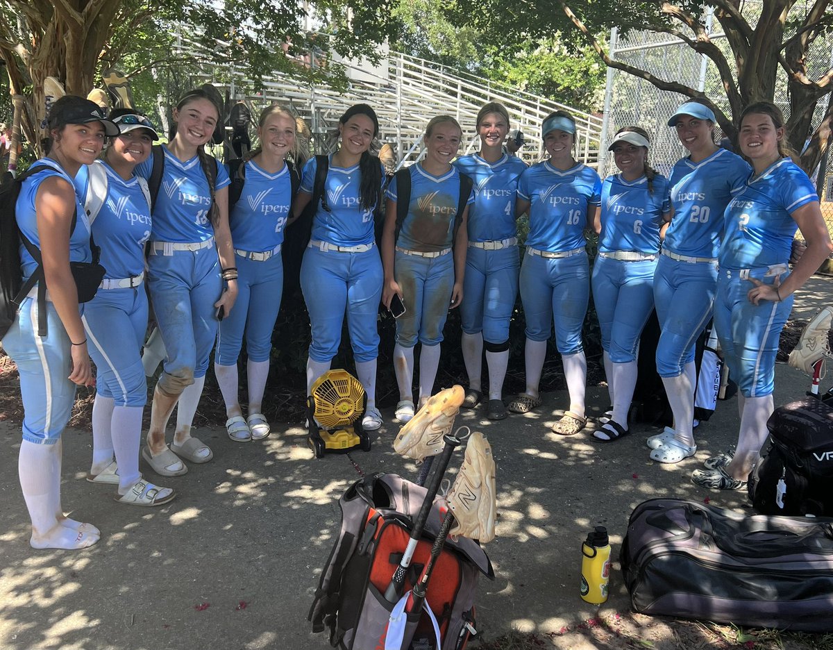 wv_vipers's tweet photo. The Vipers went 4-3 this week at the Triple Crown Nationals in Myrtle Beach.  The team fought hard the entire week, enjoyed some beach time &amp; bonded as a team.  Thanks to the parents, family members &amp; friends who supported the team this week in Myrtle Beach! https://t.co/X51iuoemFt